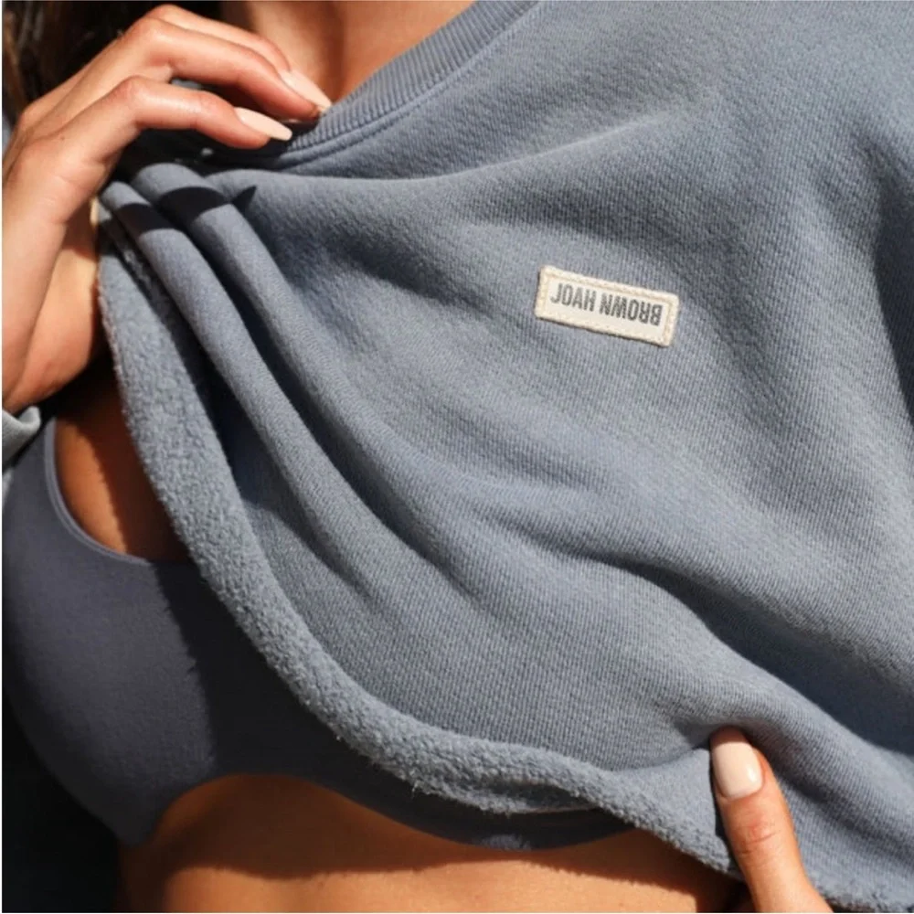 Joah Brown Blue Sweatshirt - Picture 4 of 5